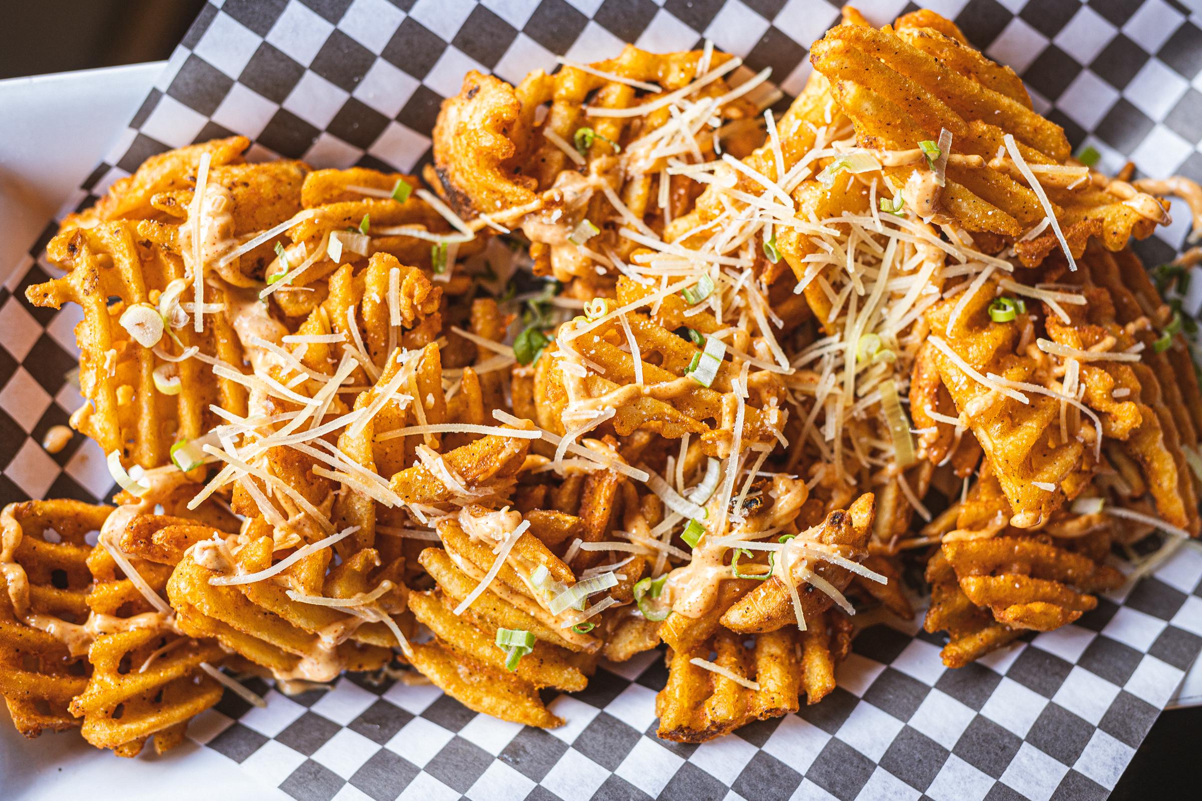 *TRUFFLE WAFFLE FRIES.