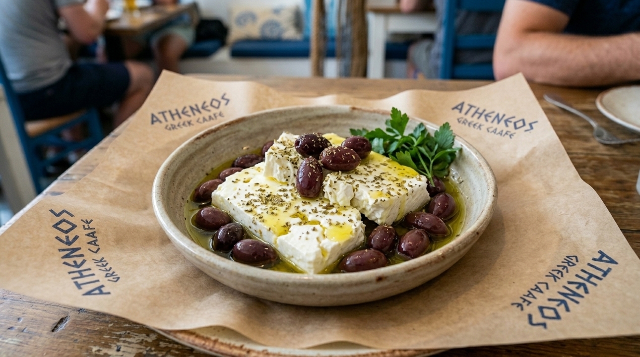 FETA CHEESE & KALAMATA OLIVES (VE).