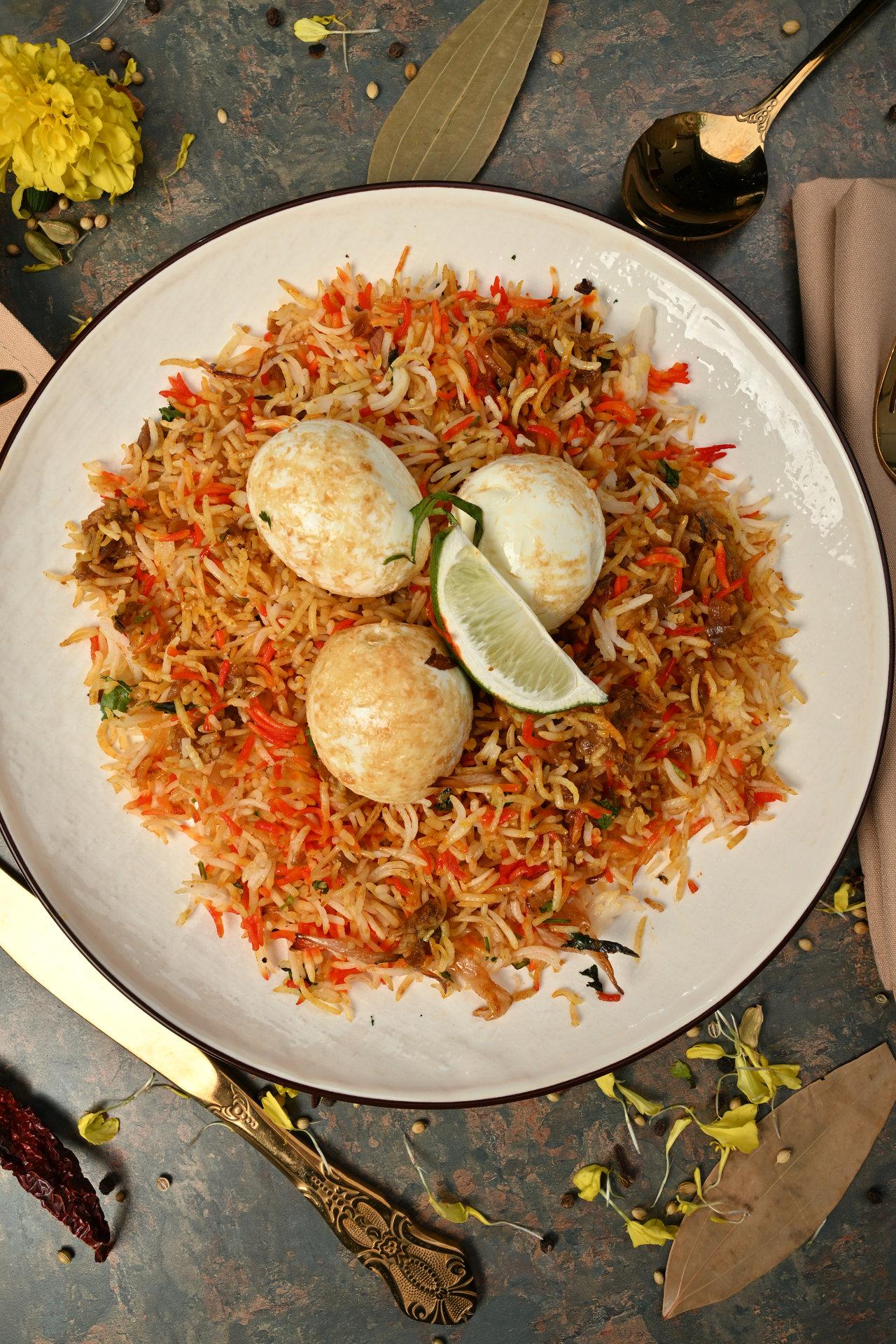 Egg Biryani.