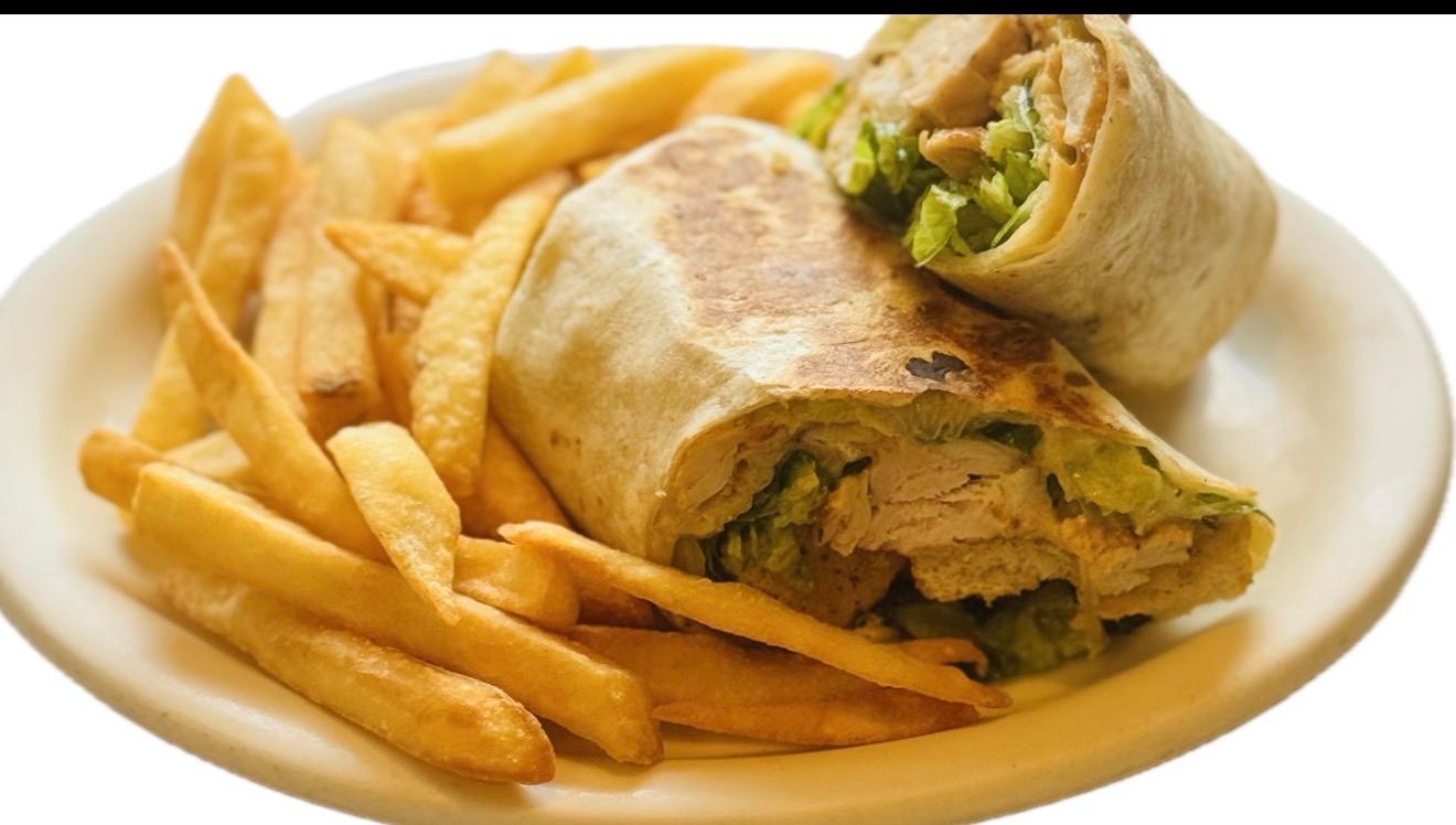 Chicken Caesar Wrap.