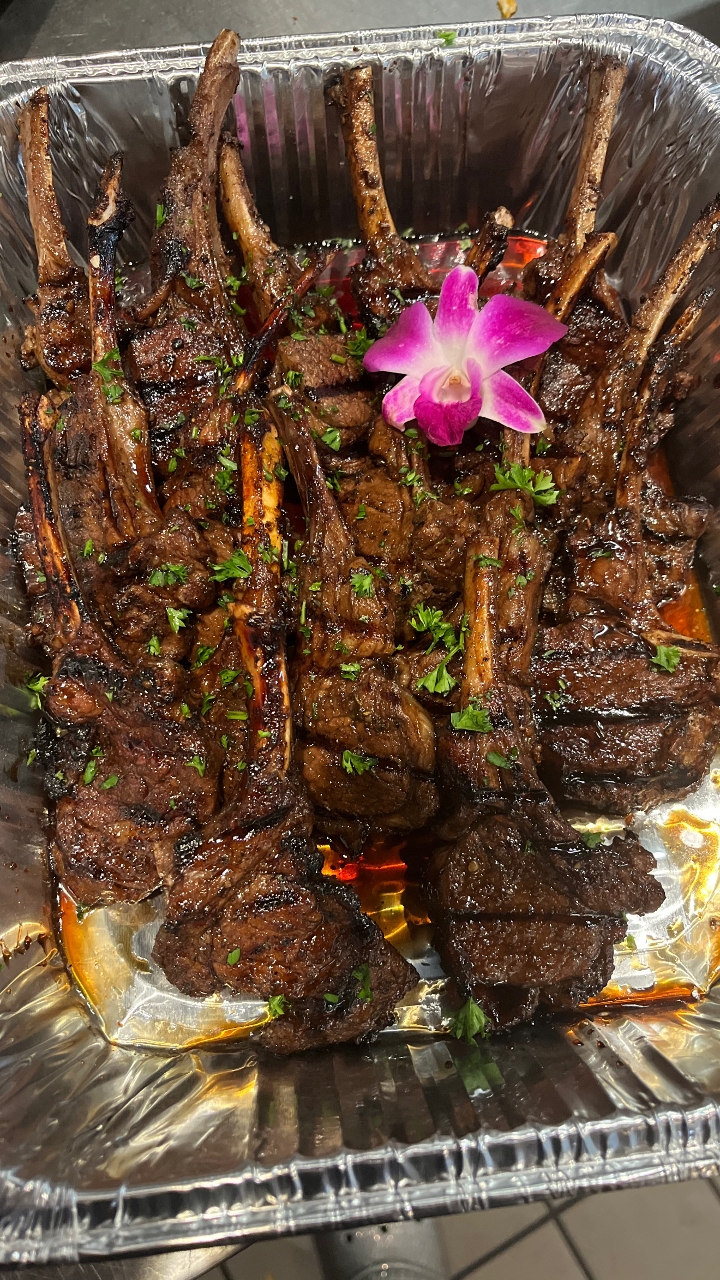 CATERING LAMB CHOPS.