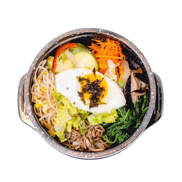 Dolsot Bibimbap (Hot Stone Bowl).