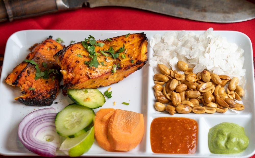 Salmon Sekuwa.