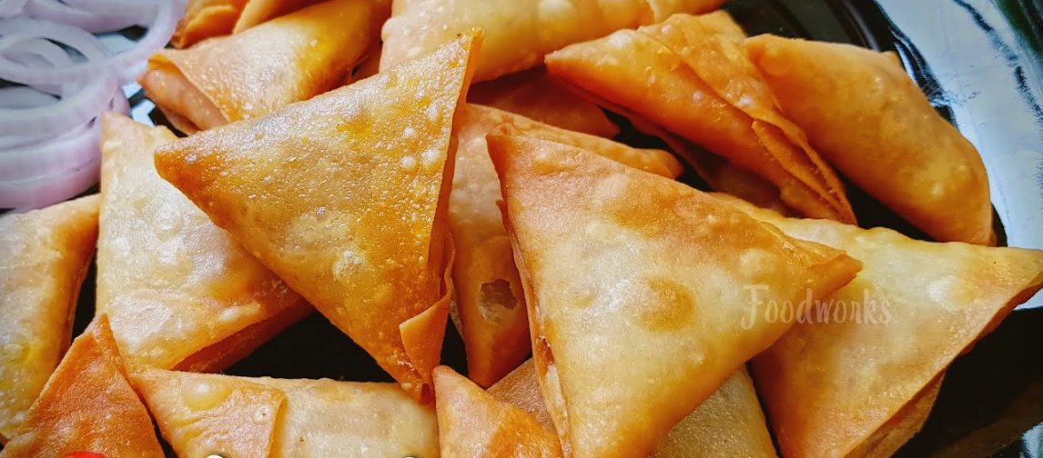 Crispy Corn Samosa.