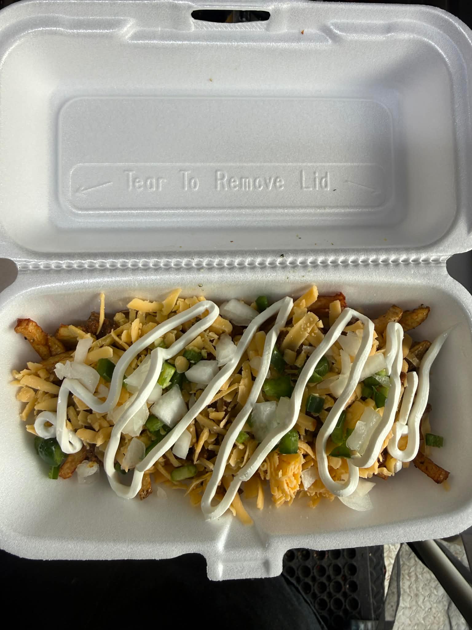 Small Chili Cheese Fry (Pappas Locas).