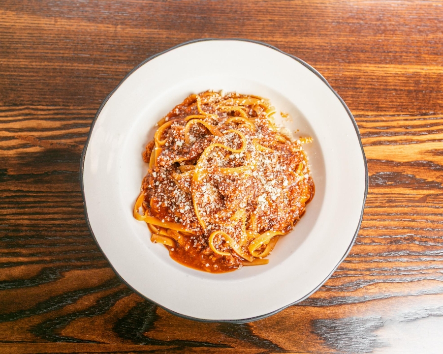 Fettuccine Bolognese.