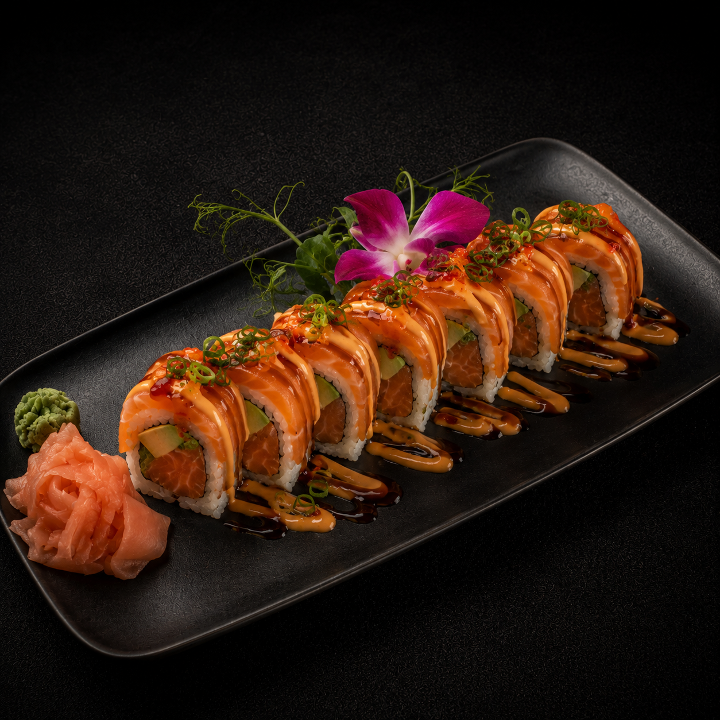 Double Salmon Roll.
