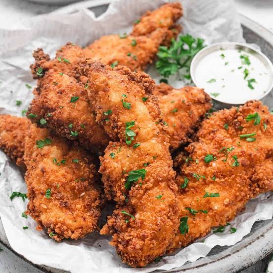 Four Chicken Tenders.
