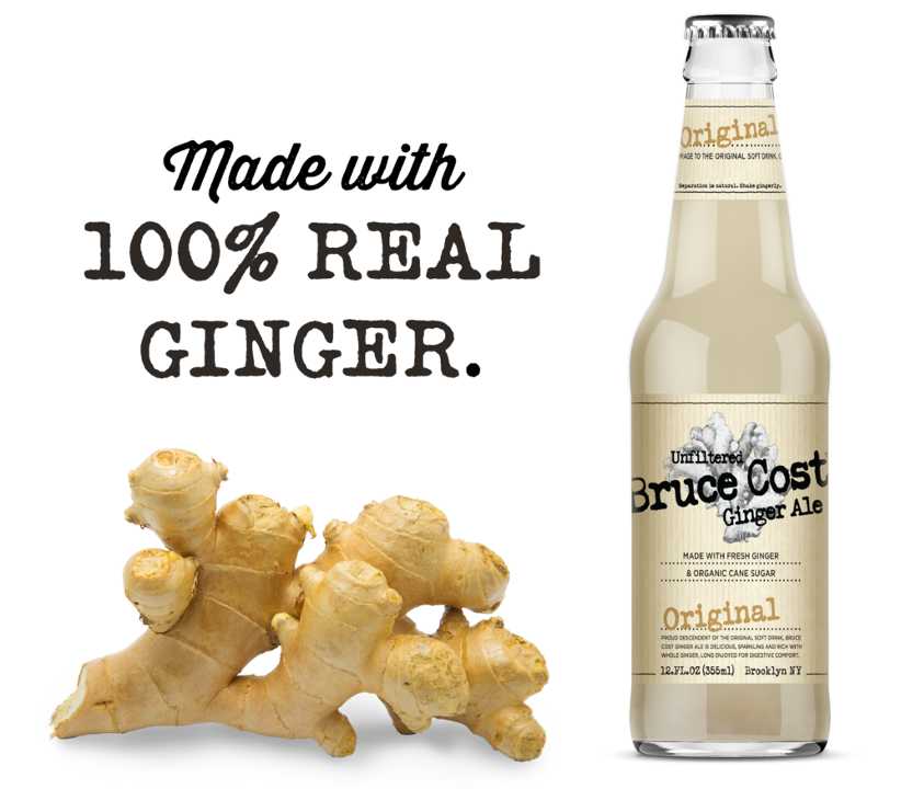 Bruce Cost Ginger Ale.