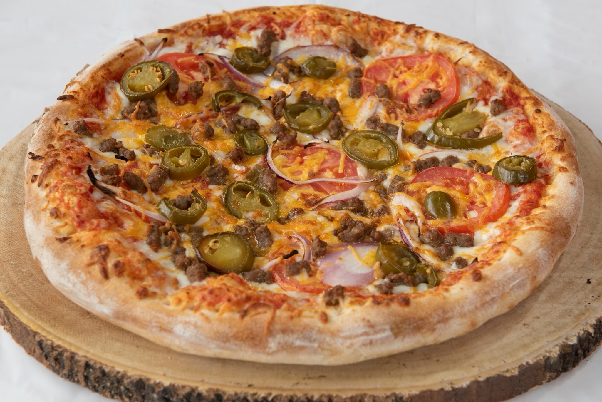 Mexican Feast Gourmet Pizza.