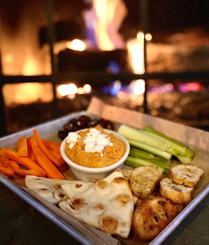 Red Pepper Hummus.