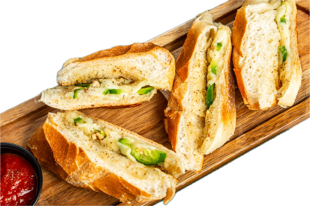 Garlic bread sticks.