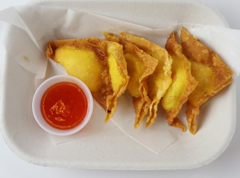 Crab Curry Rangoon (Crispy Fried).