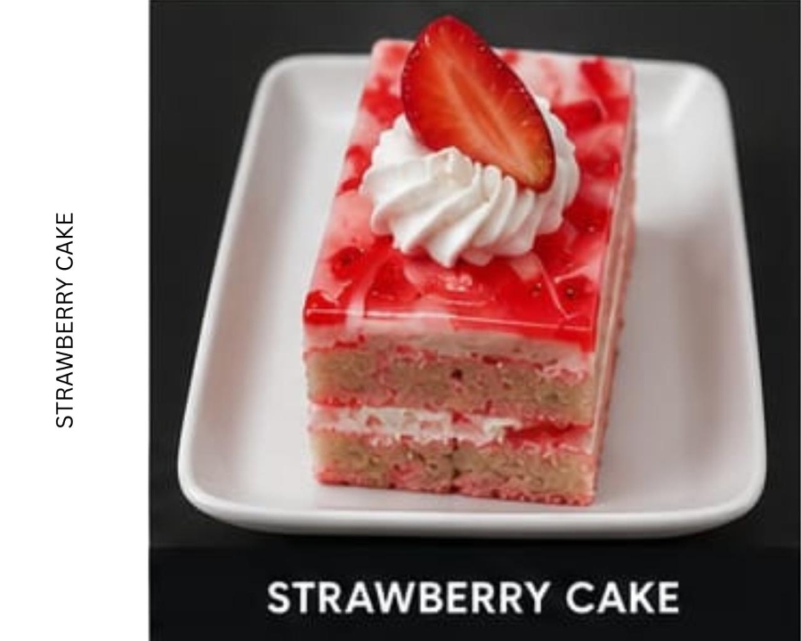 STRAWBERRY CAKE.