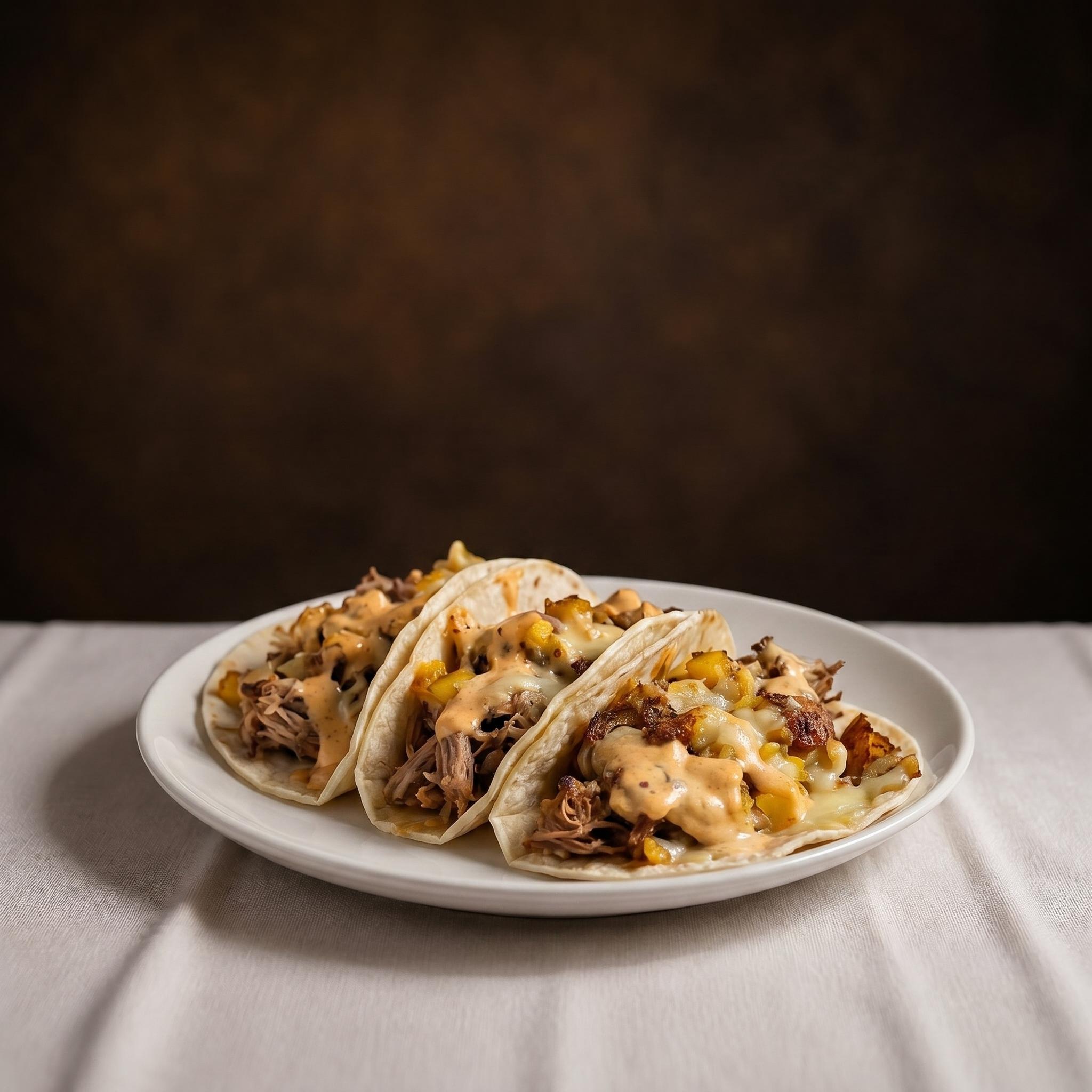 Cuban Mojo Tacos.