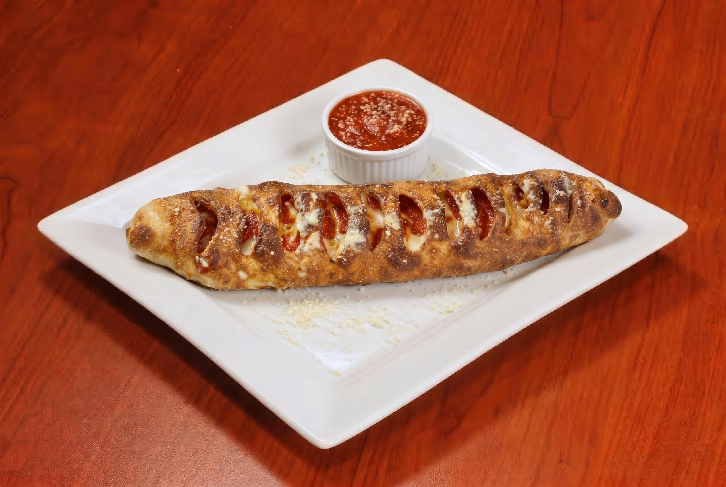 Meaty Stromboli.