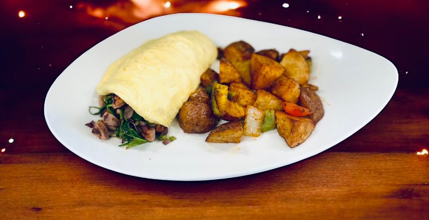Chicken Sausage Omelet.