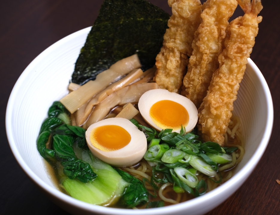 Shrimp Tempura Shoyu Ramen.