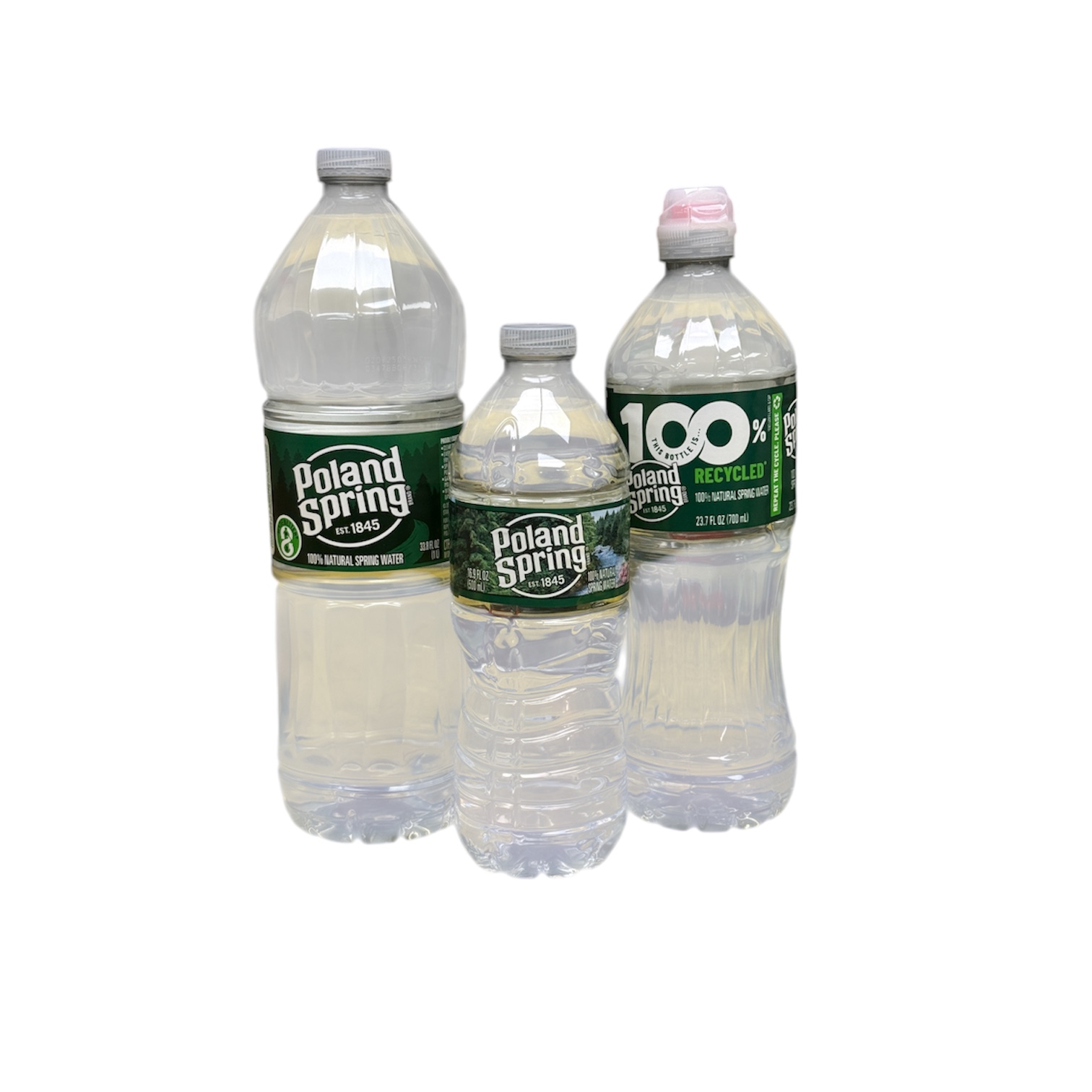 Poland Spring Water.
