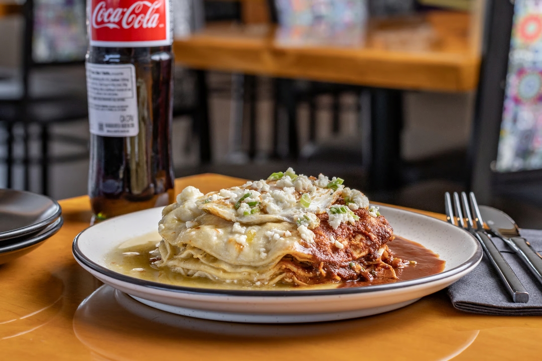 Divorciado Chicken Enchiladas.