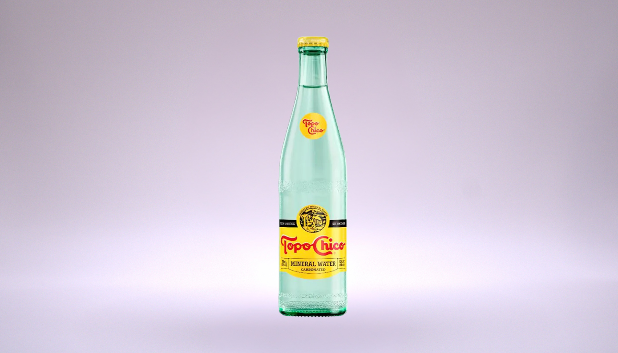 Topo Chico Mineral Water.