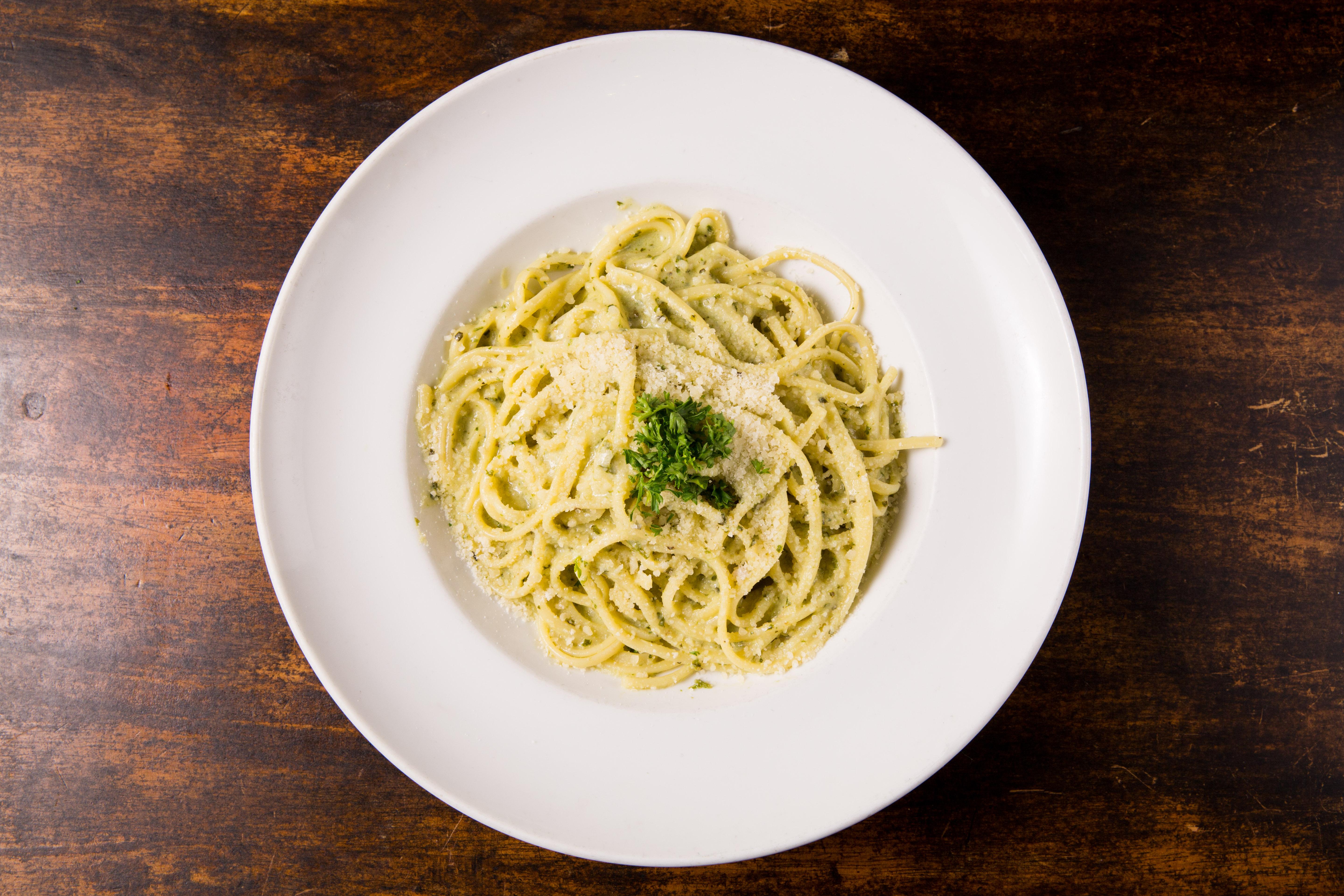 Basil Pesto Linguini.