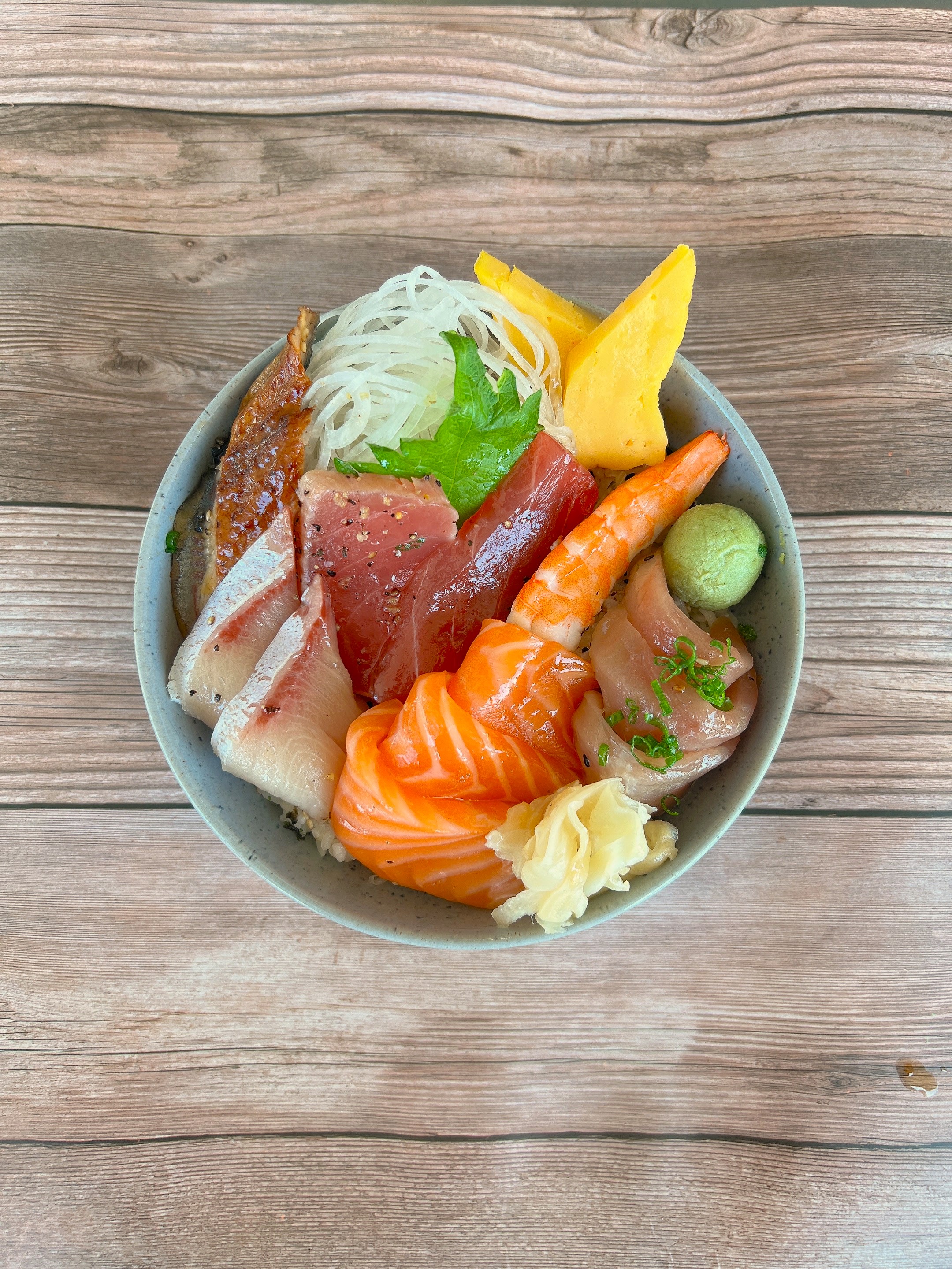 Chirashi Rice Bowl.