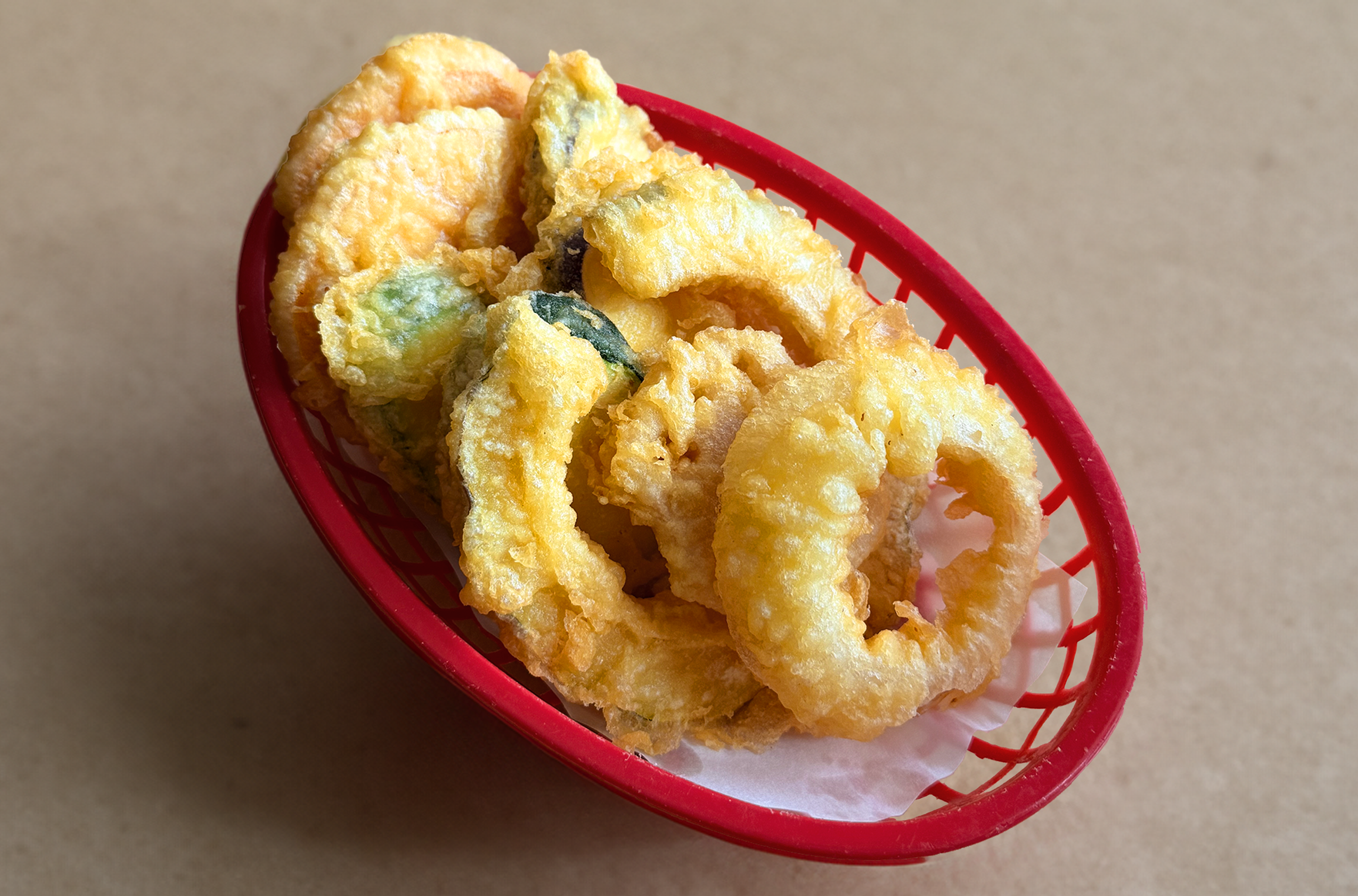 Vegetable Tempura Appetizer.