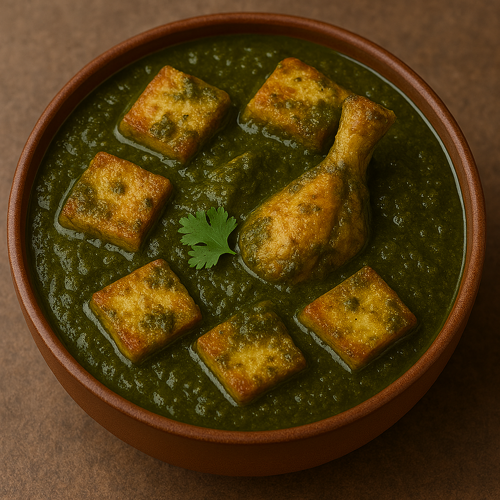 Palak Paneer Curry Combo.