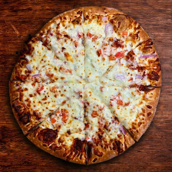 Chicken Club Pizza.