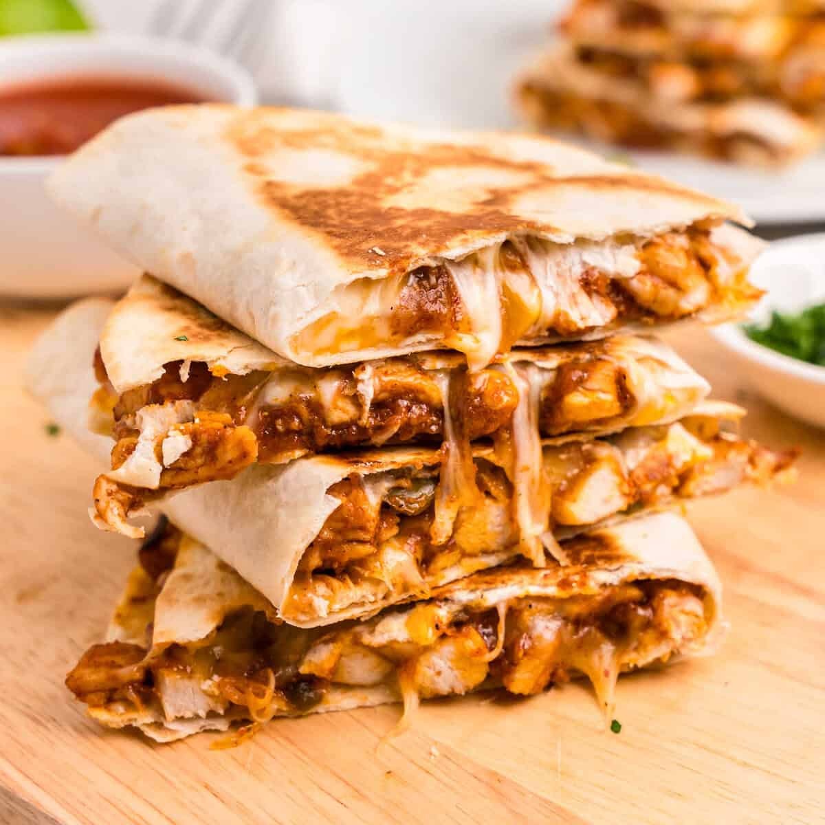 Chicken Quesadilla's.