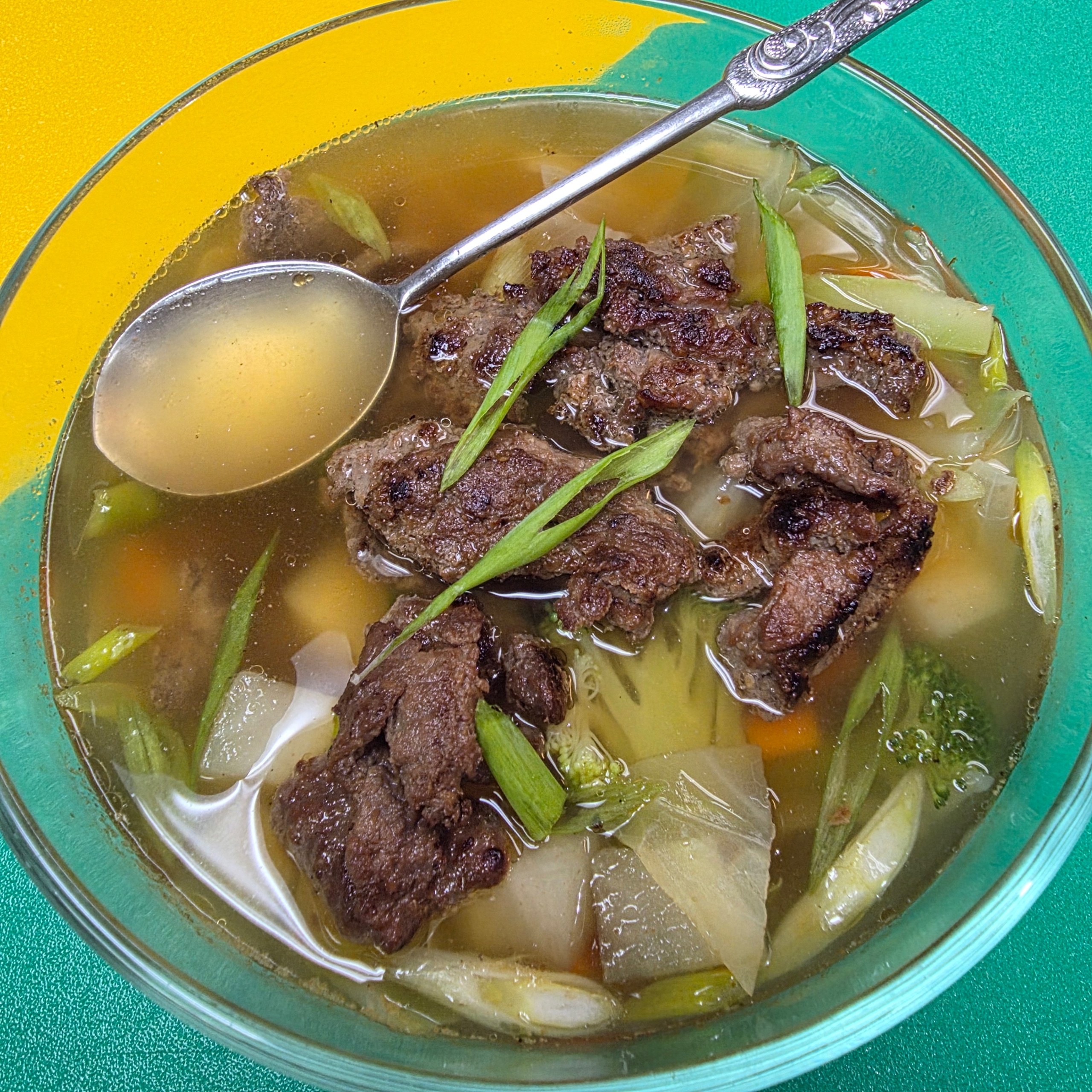 Beef Vegetable Soup.