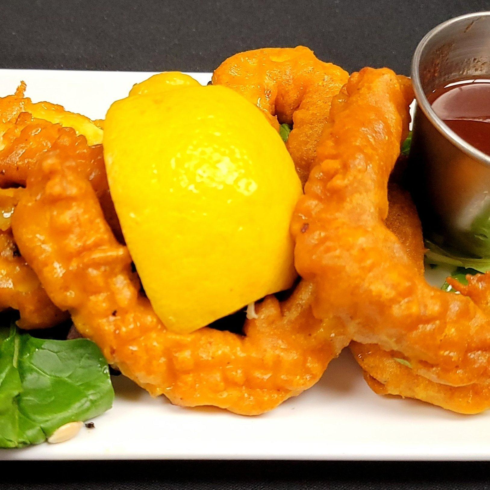 Calamari Pakora.
