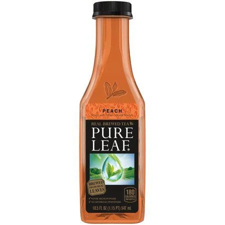 Lipton Pure Leaf Iced Tea, Peach.