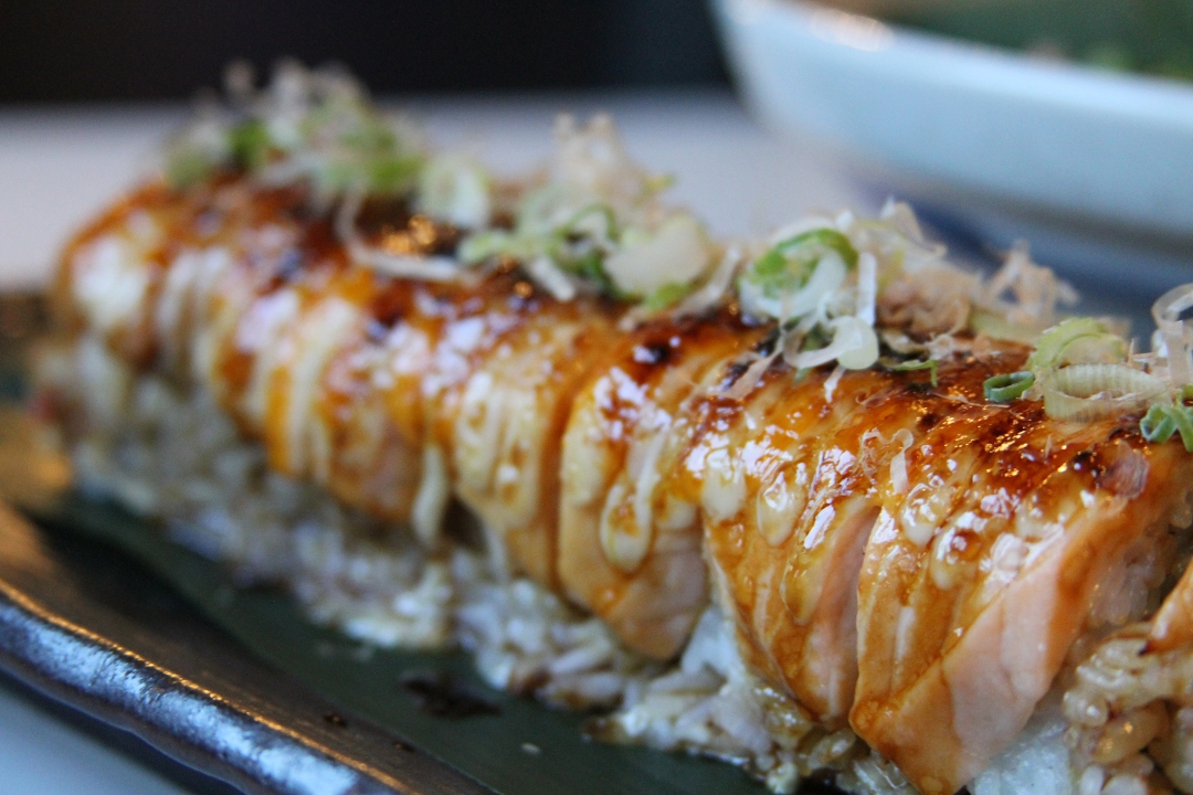 Baked Salmon Roll.