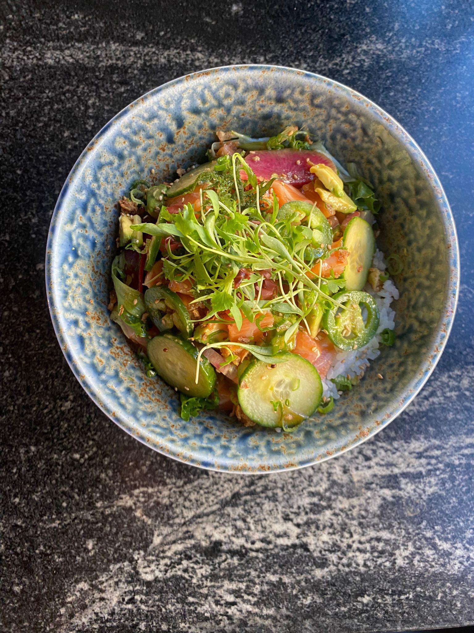 Salmon Poke.