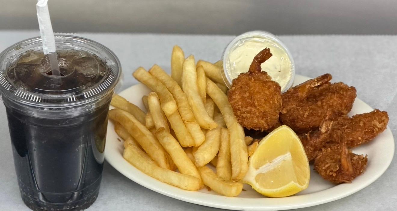 Fried Shrimp (7) Combo FF.