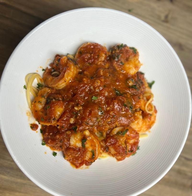 Shrimp Marinara.
