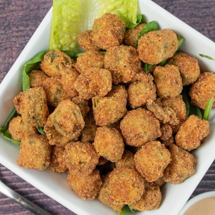 FRIED OKRA.