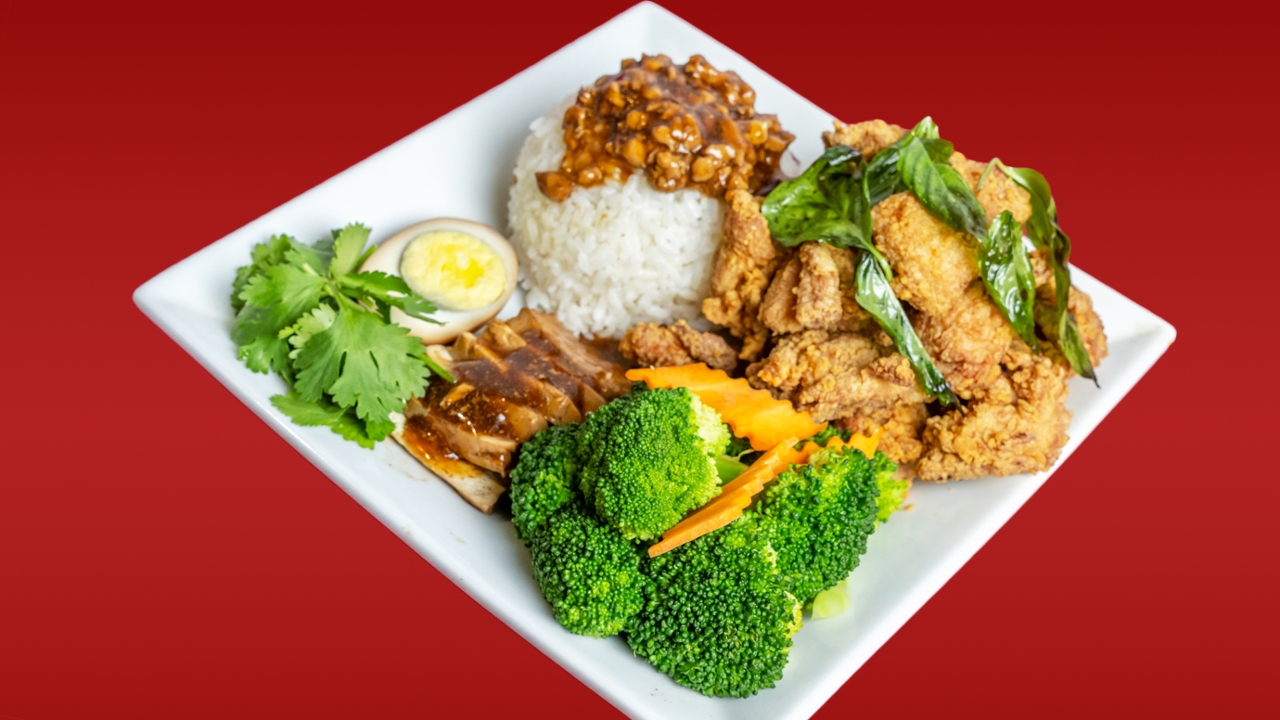 Popcorn Chicken Rice Box 鹽酥雞飯.