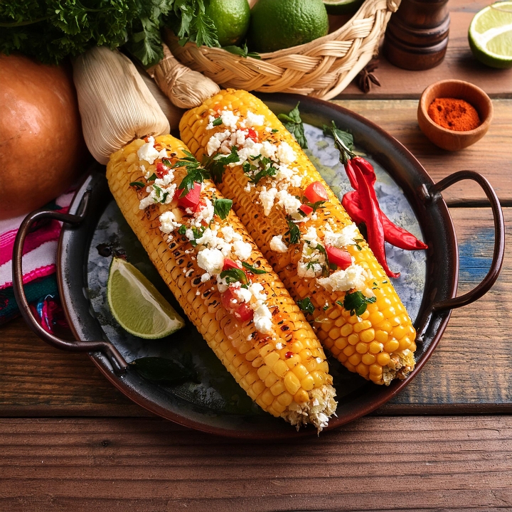 Kids Roasted Corn.