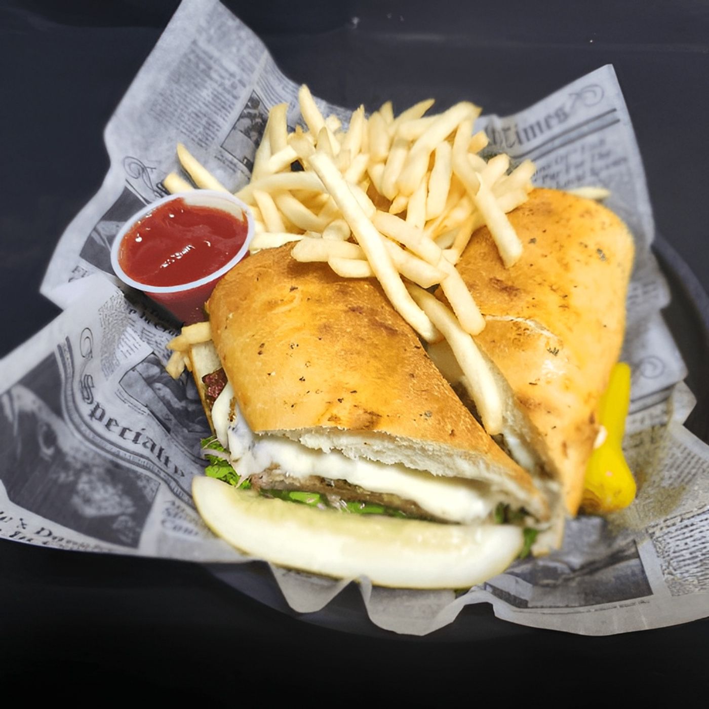 Sausage Italiano Sandwich.