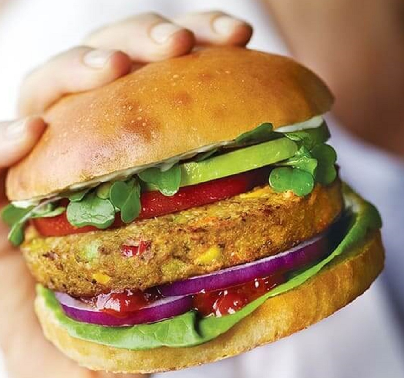 VEGGIE Burger.