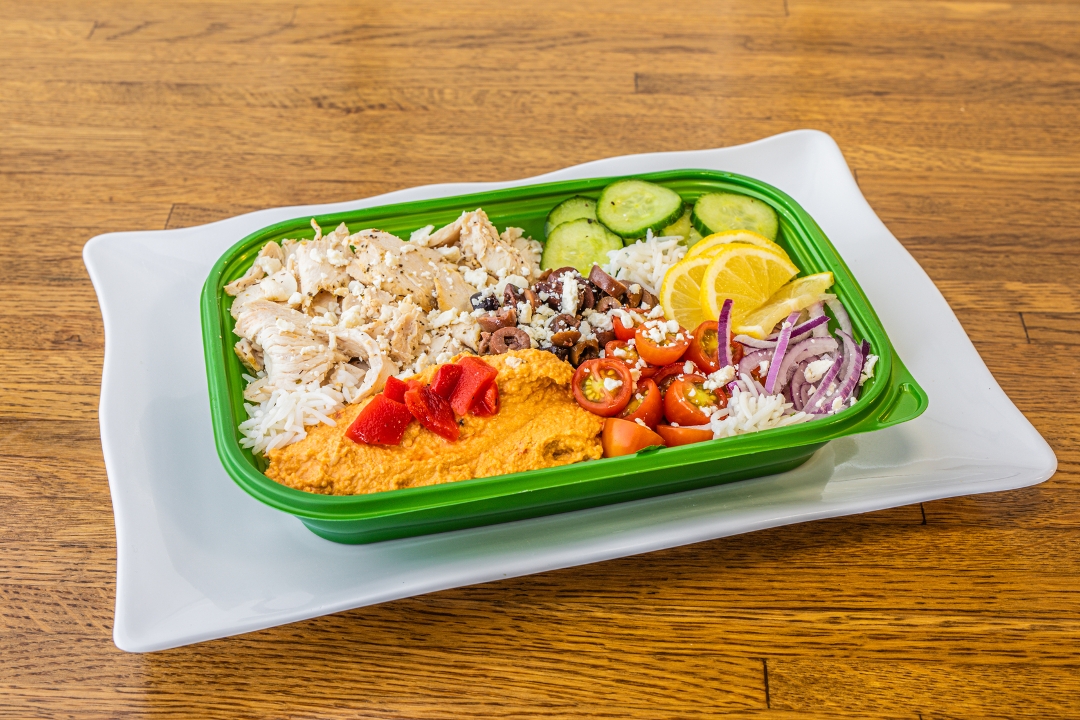 Mediterranean Rice Bowl.