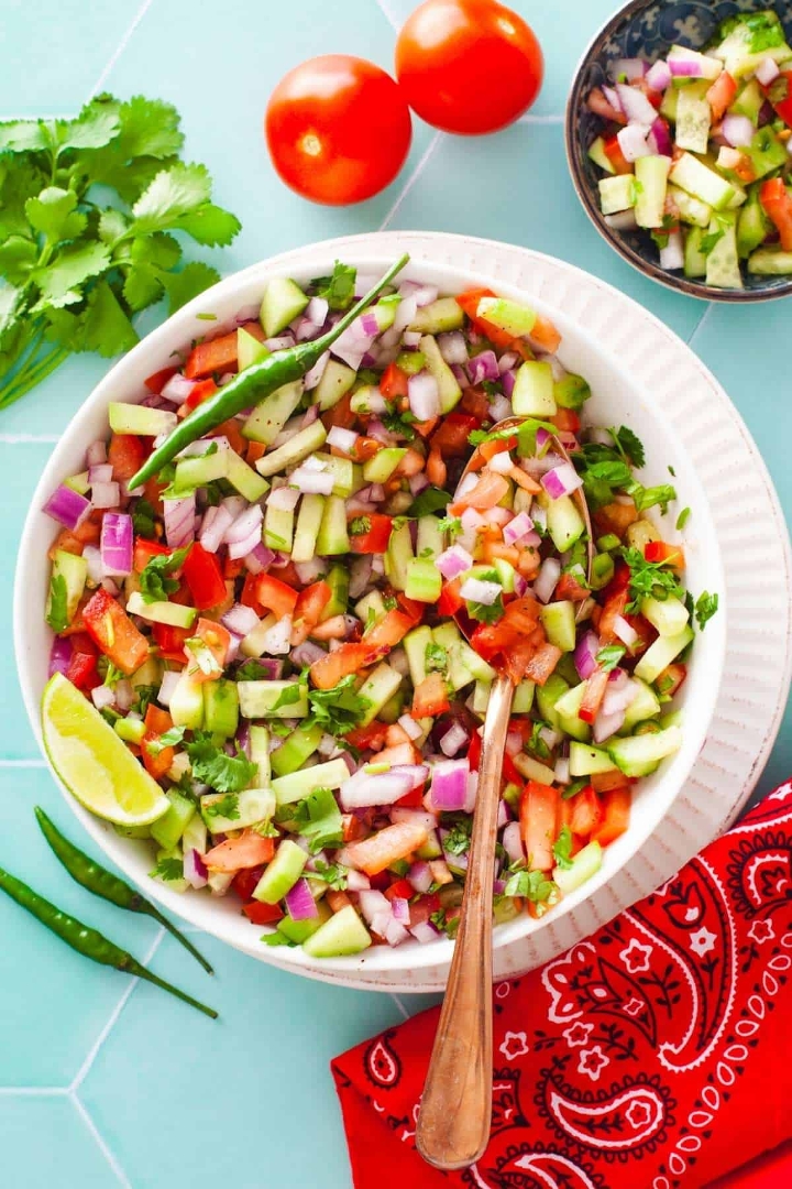 Kachumber Salad - Garden Green Salad.