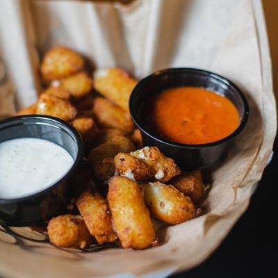 CHEESE CURDS.