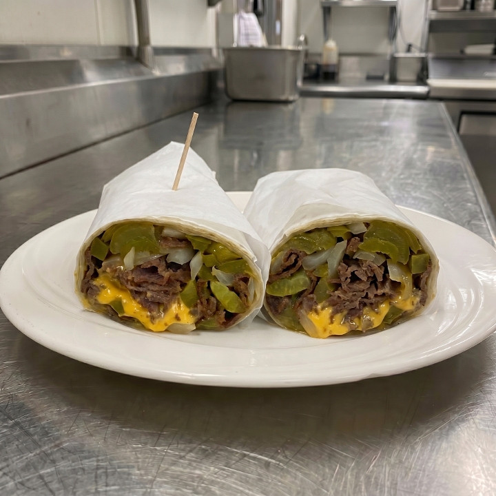 Philly Cheesesteak Wrap.