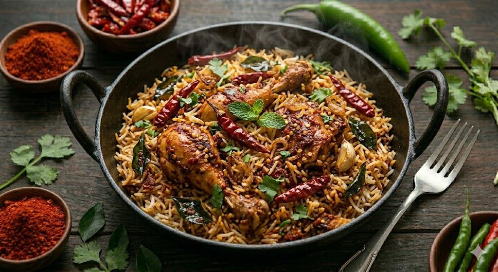 Guntur Biryani.