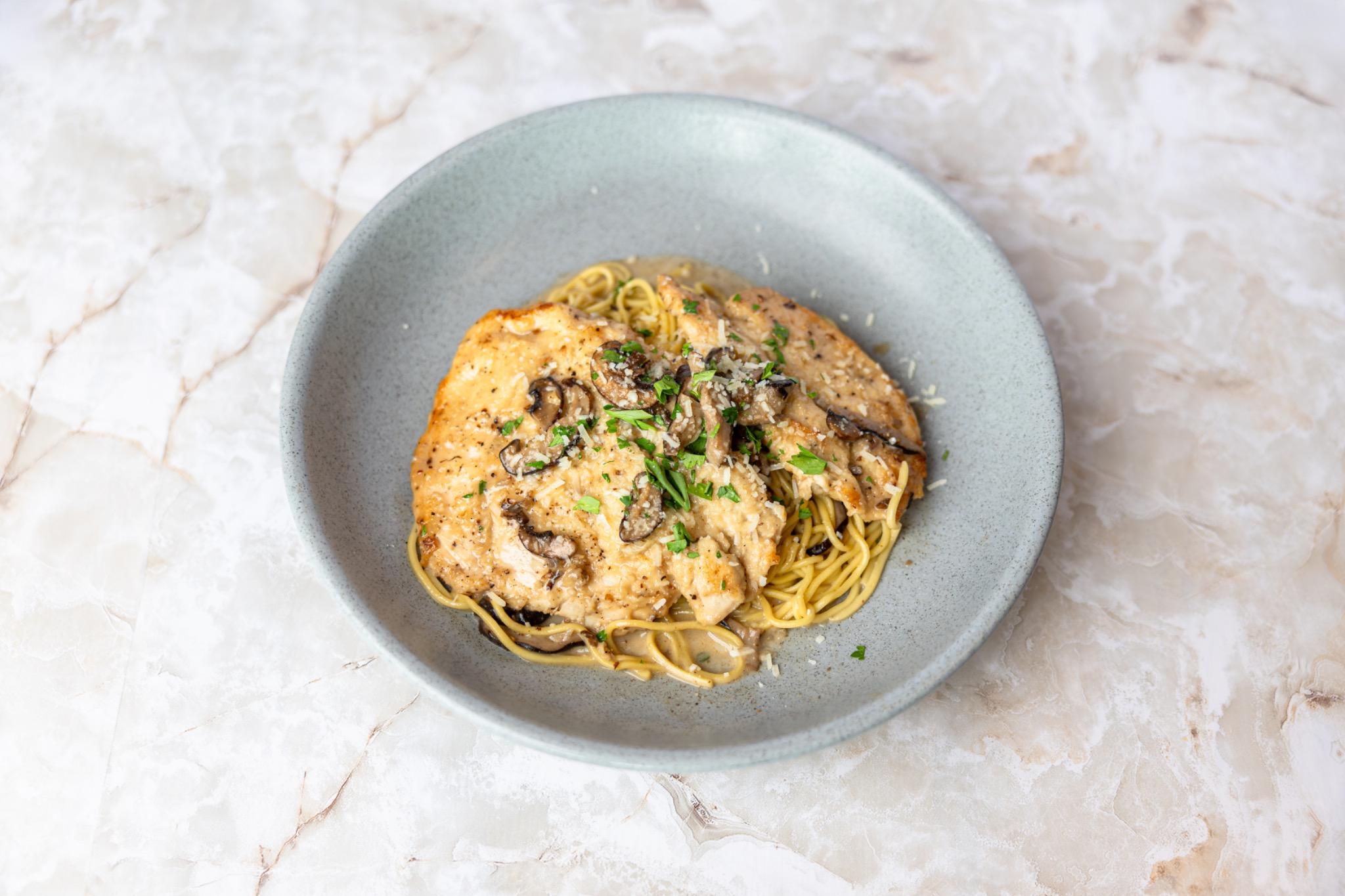 Chicken Marsala.