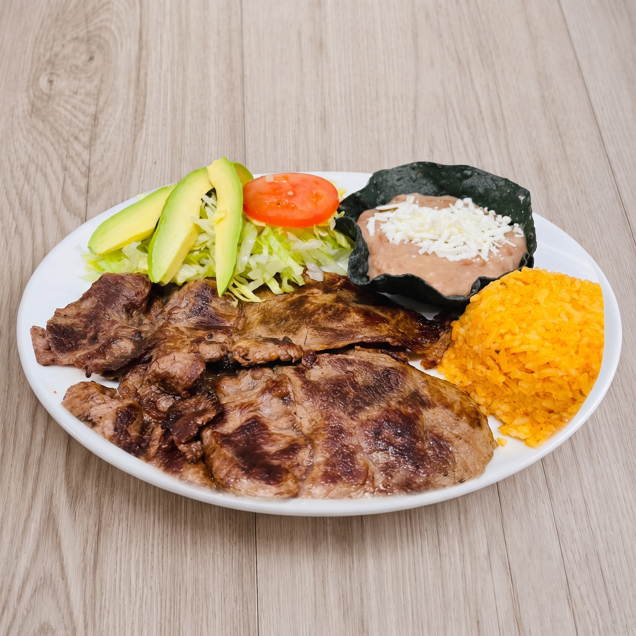 Carne Asada Plate.